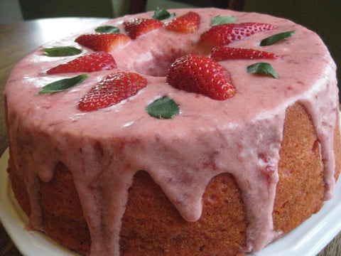 Strawberry Pound Cake
